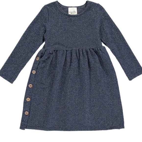 Vignette Other - Vignette Madison Dress Blue Striped Kids Navy Dress size 8Y